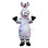 Brave Marty the zebra Mascot Costume 