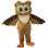 Light Brown Owl Mascot Adult Costume 