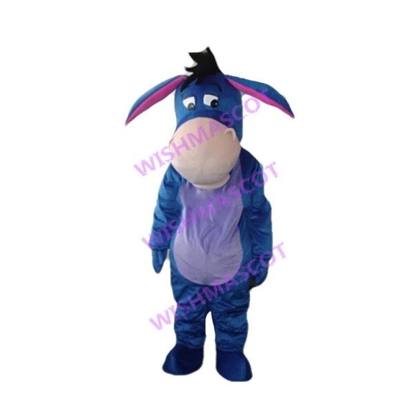Pessimistic Eeyore the Donkey Mascot Costume 
