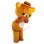 Laid-back Rilakkuma In Rainbow Hat Mascot Costume 