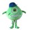 Monsters University Mike In Blue Hat Mascot Costume 