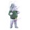 Fierce Gray Elephant Mascot Adult Costume 