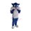 Cute Cartoon Blue Cat Mascot Costume 