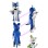 Silly Blue Husky Dog Mascot Costume 