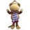 Lovely Big Mouth Monkey Mascot Costume 
