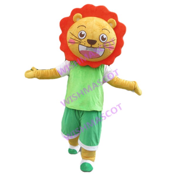 Sport Lion Cartoon Mascot Costume 