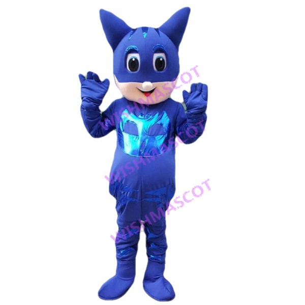 Nighttime Hero Catboy Connor Mascot Costume