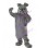 Power Fierce Grey Bulldog Mascot Costume 