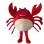 Lightweight Cartoon Red Crab Mascot Adult Costume 