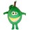 Funny Cartoon Green Lemon Mascot Adult Costume 