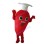 Deluxe Cartoon Chef Red Pepper Mascot Adult Costume 