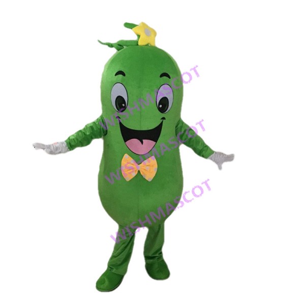Lightweight Cartoon Wax Gourd Mascot Adult Costume 