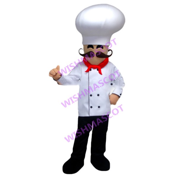 Italian Chef Mascot Costume 