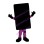 Deluxe Black Card Mascot Adult Costume 