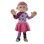 Pink Monkey In Pink Dress Mascot Costume 