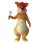 Adult Cartoon Orange Kangaroo In Red Hat Mascot Costume 