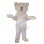 Lovely White Bear Mascot Costume 