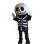 Skeleton Mascot Adult Costume For Halloween Party
