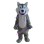 Plush Grey Wolf Mascot Costume 
