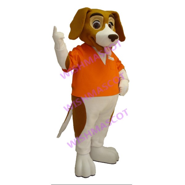 Lovely Jailhouse Beagle Mascot Adult Costume 