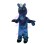 Navy Blue Horse Mascot Costume 