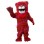 Fierce Power Red Lion Mascot Costume 