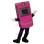 Deluxe Pink Flip Phone Mascot Adult Costume 