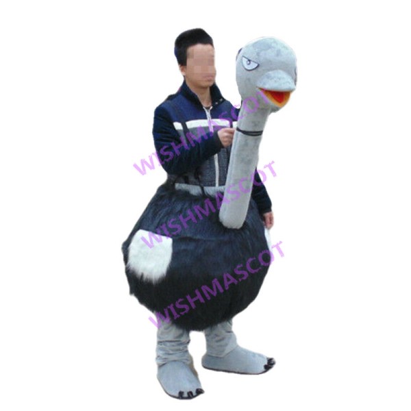 Carry Me Ride On Ostrich Costume Animal Funny Pants Novelty