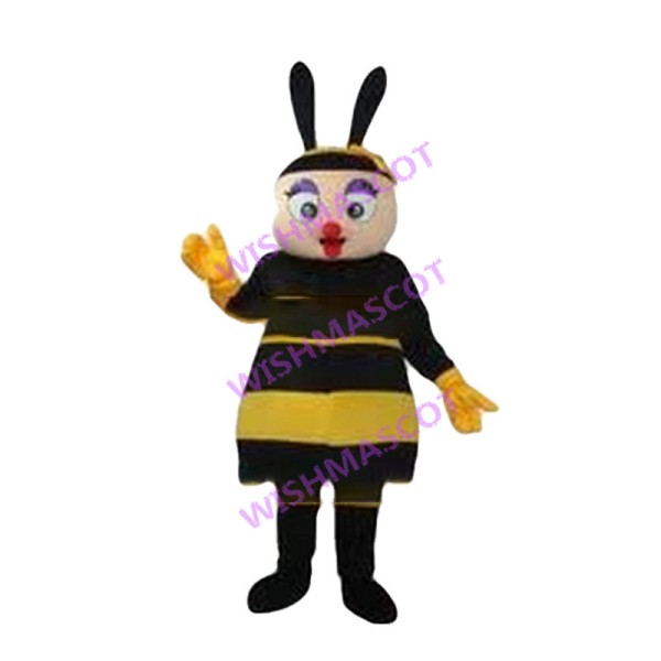 Beautiful Lady Honeybee Mascot Costume 