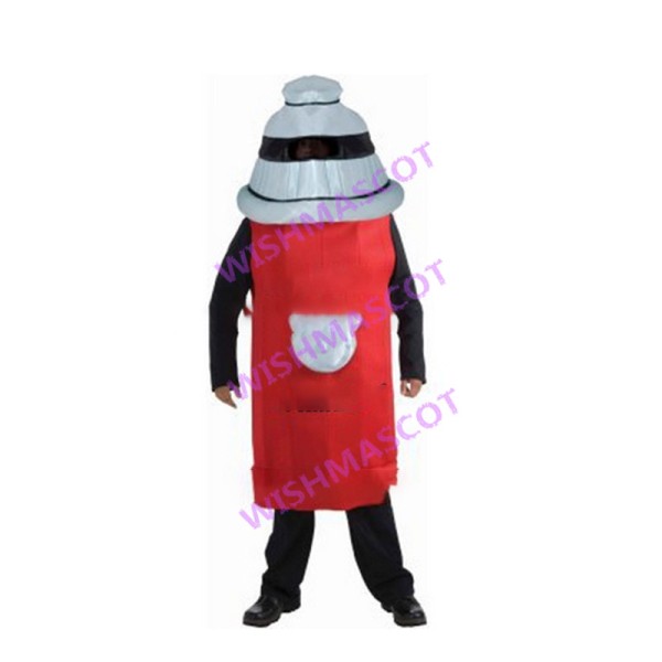 Fire Hydrant Mascot Adult Costume For Halloween Party