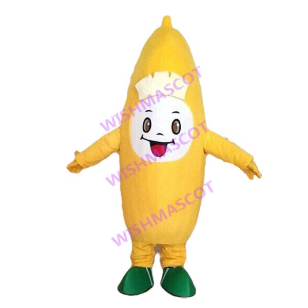 Deluxe Cartoon Banana Mascot Costume 