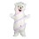 Lovely Polar Bear Mascot Adult Costume 