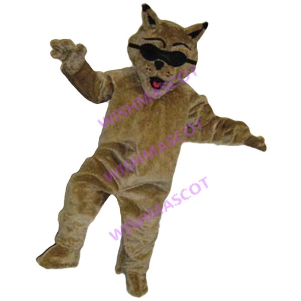 Cool Bobcat Mascot Adult Costume 