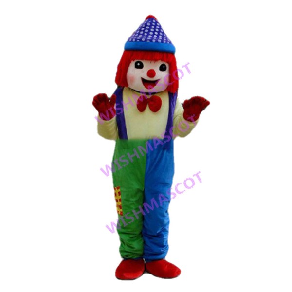 Happy Gymbo The Clown Mascot Adult Costume 
