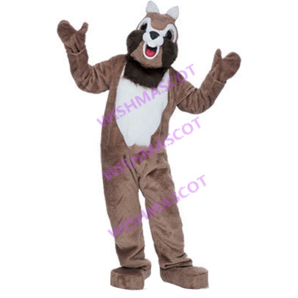 Adorable Adult Chipmunk Mascot Costume 