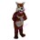 Happy Chipmunk Animal Mascot Adult Costume 