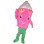 Lightweight Cartoon Creamy Ice Cream Mascot Adult Costume 