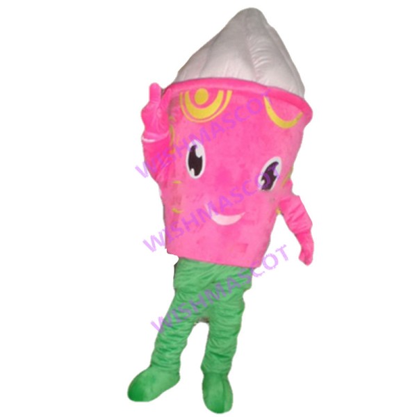 Lightweight Cartoon Creamy Ice Cream Mascot Adult Costume 