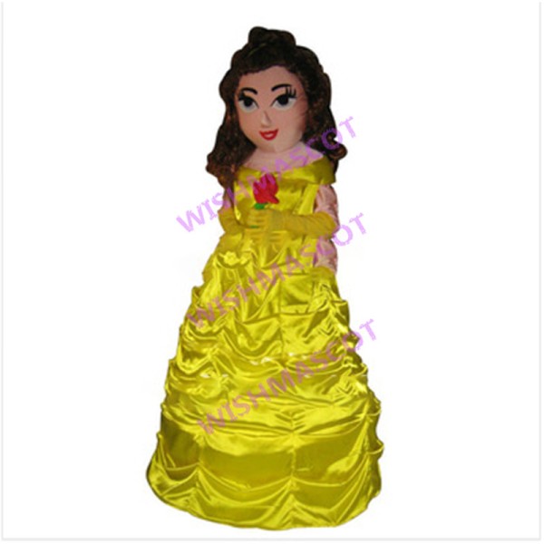 Beautiful Princess Bella Mascot Costume 