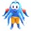 Lightweight Cartoon Blue Octopus Mascot Costume 