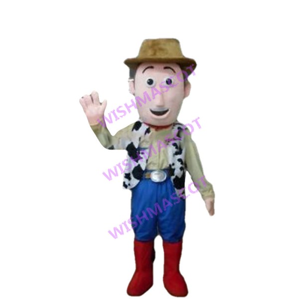 Loyal Cowboy Sheriff Woody Mascot Costume 