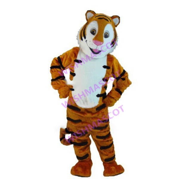Lively Tiger Mascot Costume 