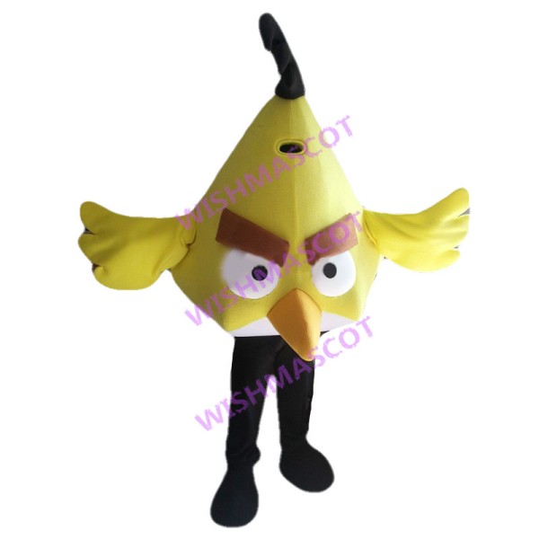 Chuck The Yellow Bird Mascot Costume 
