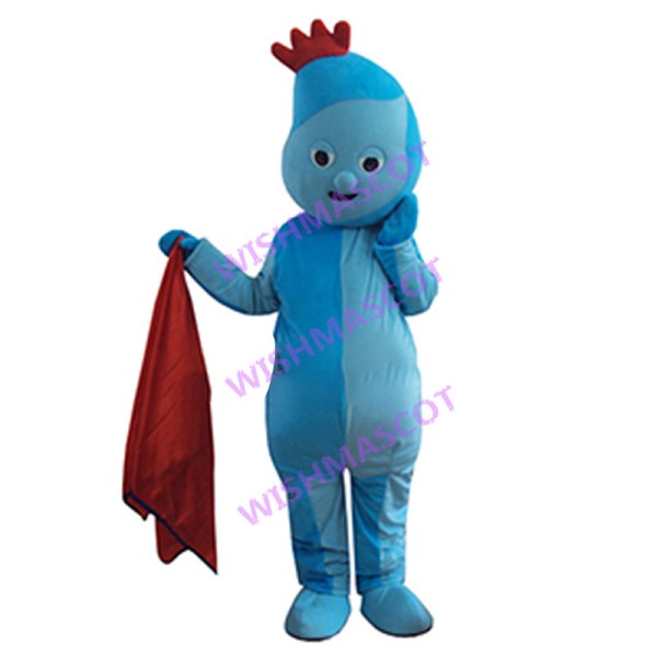 Lively Iggle Piggle With Red Blanket Mascot Costume 