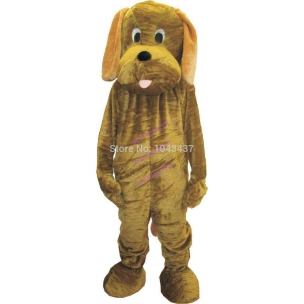 Lovely Golden Dog Mascot Costume 
