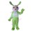 Fantasy Cartoon Green Bunny Mascot Costume 