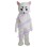 White Fox Mascot Costume 