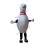Lightweight Cartoon Bowling Pin Mascot Adult Costume 