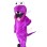 Funny Purple Dinosaur Mascot Costume 