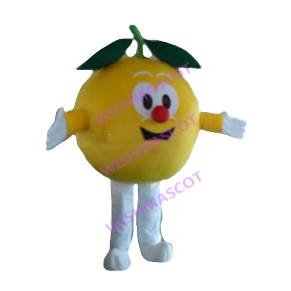 Lightweight Cartoon Tangerine Mascot Costume 